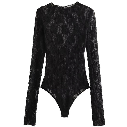 Black Lace Bodysuit
