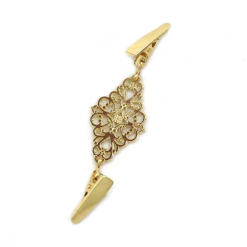 Retro Flower Pattern Cinch Clip