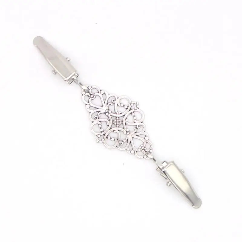 Retro Flower Pattern Cinch Clip
