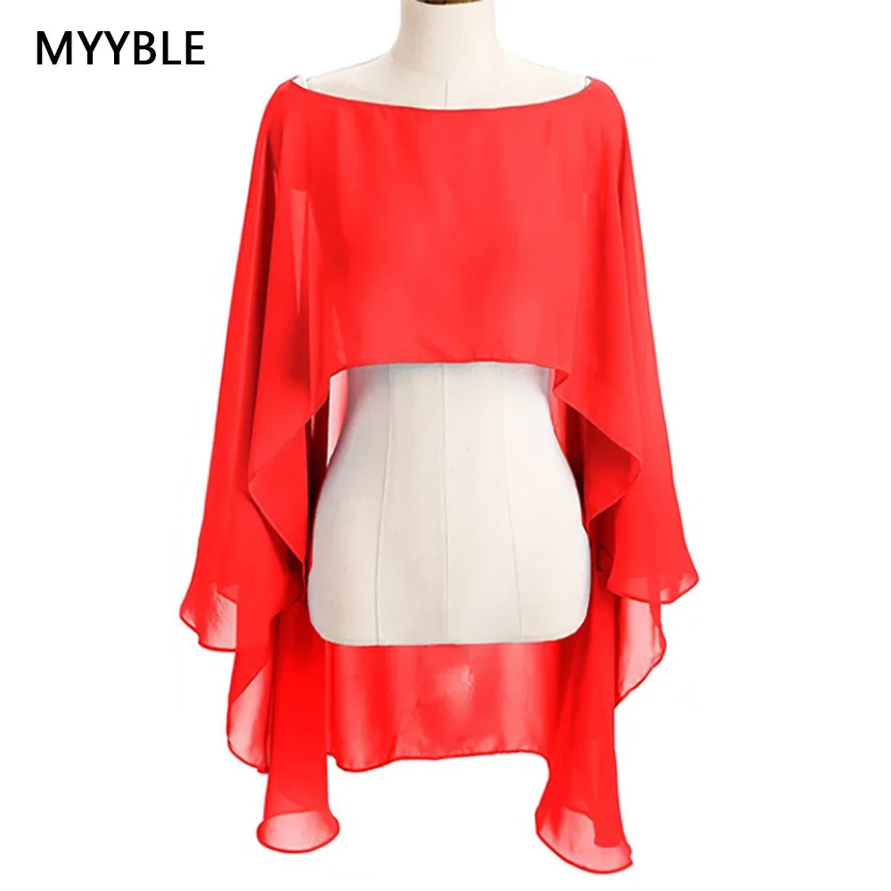 Women Chiffon Cape 