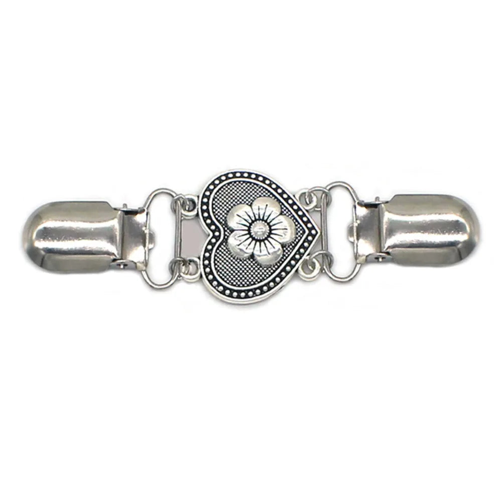 Retro Flower Cinch Clips 